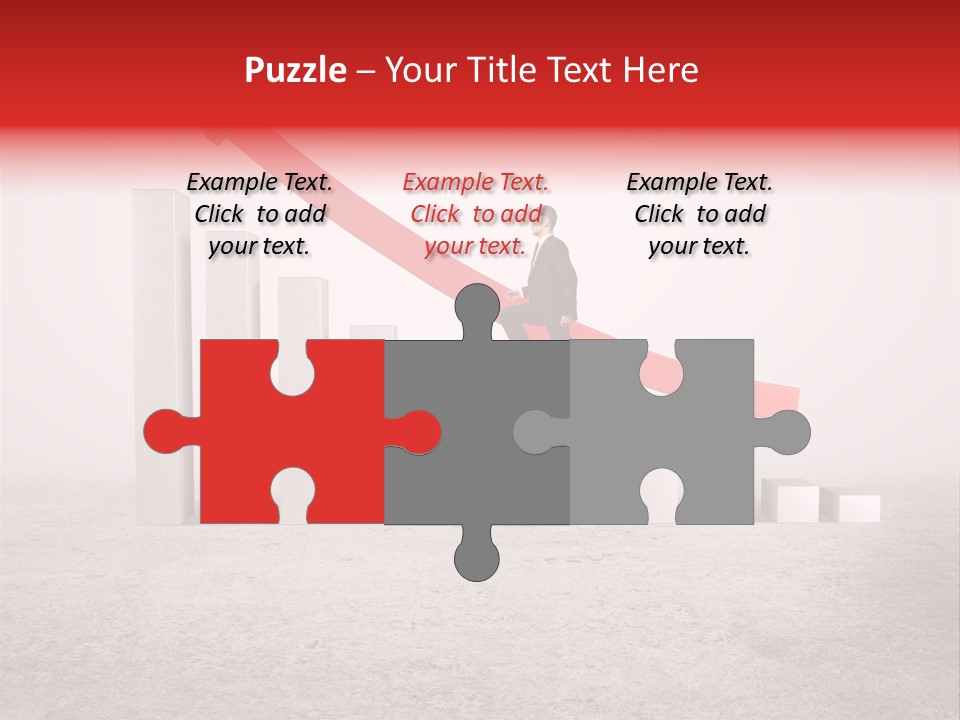 Arrow Moving Continental PowerPoint Template