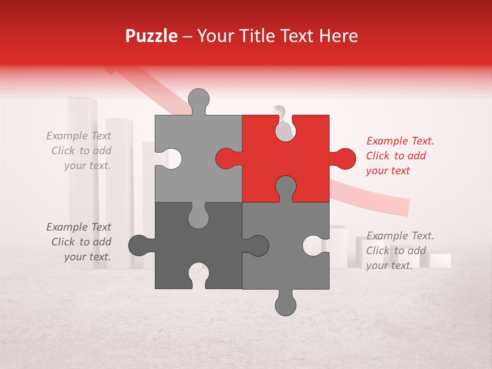 Arrow Moving Continental PowerPoint Template