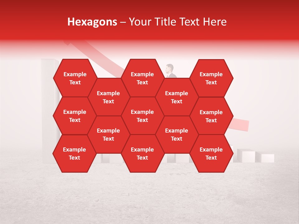 Arrow Moving Continental PowerPoint Template