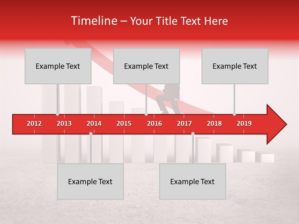 Arrow Moving Continental PowerPoint Template