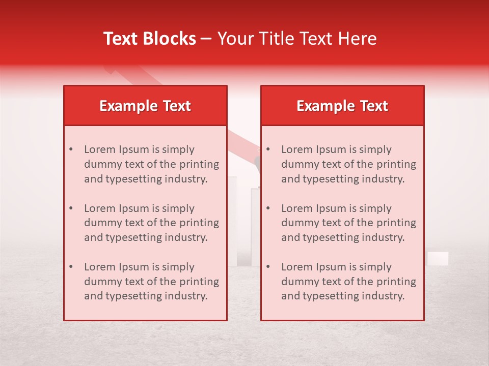 Arrow Moving Continental PowerPoint Template