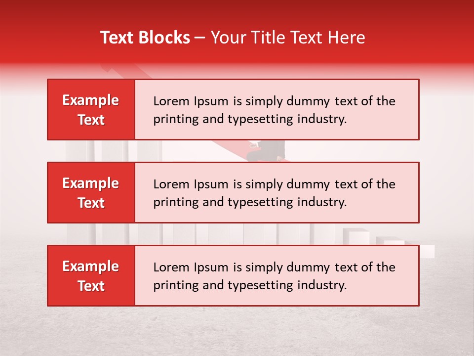 Arrow Moving Continental PowerPoint Template