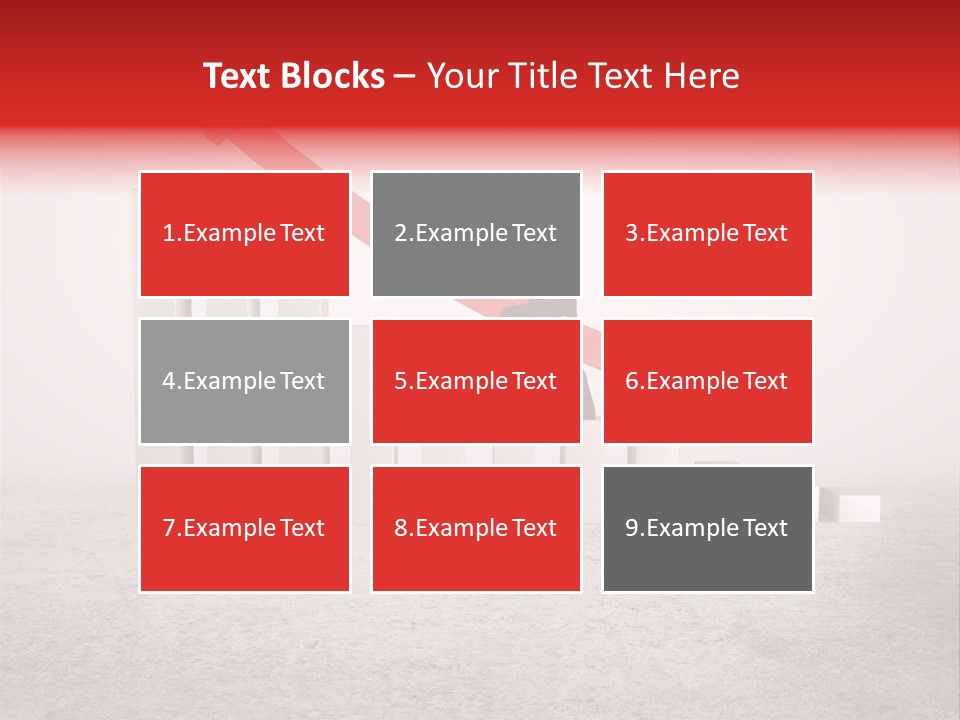 Arrow Moving Continental PowerPoint Template