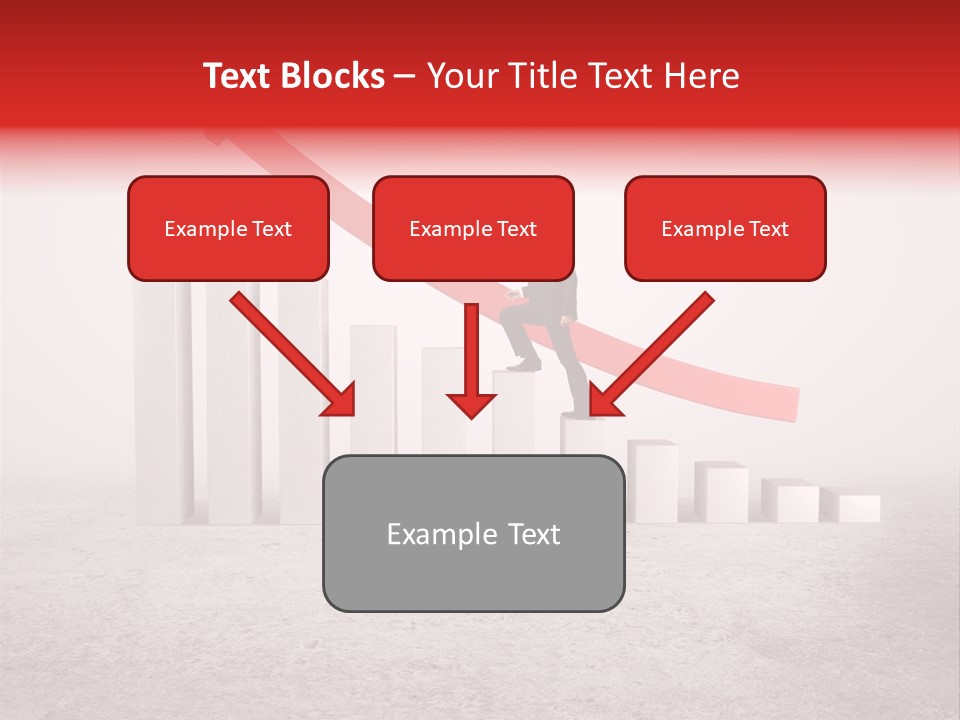 Arrow Moving Continental PowerPoint Template