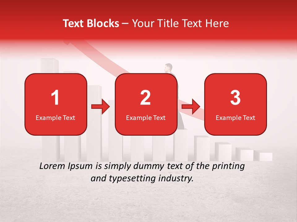 Arrow Moving Continental PowerPoint Template