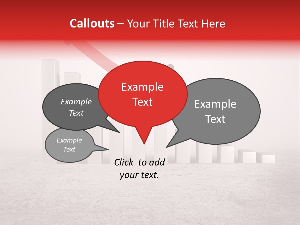 Arrow Moving Continental PowerPoint Template