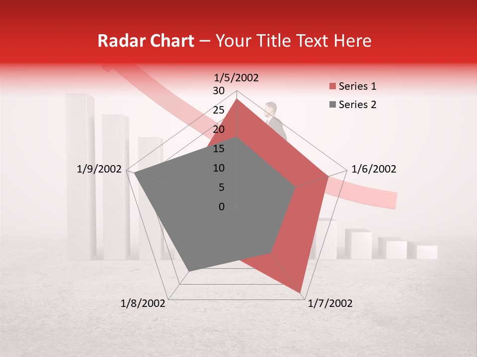 Arrow Moving Continental PowerPoint Template