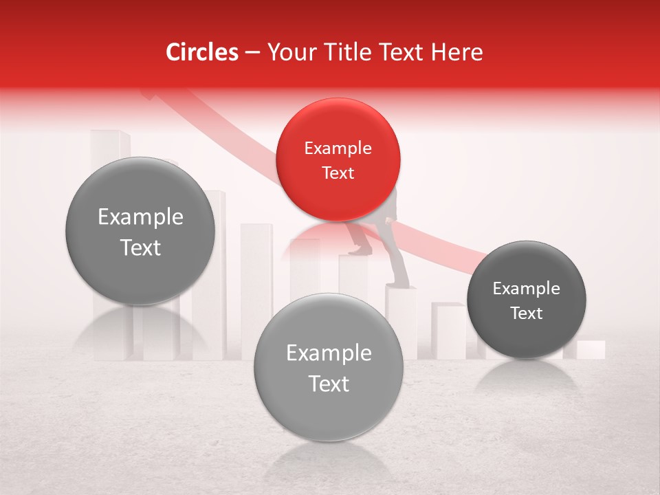 Arrow Moving Continental PowerPoint Template