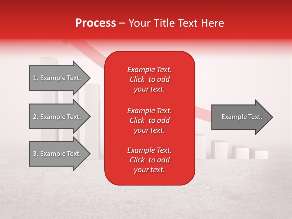 Arrow Moving Continental PowerPoint Template