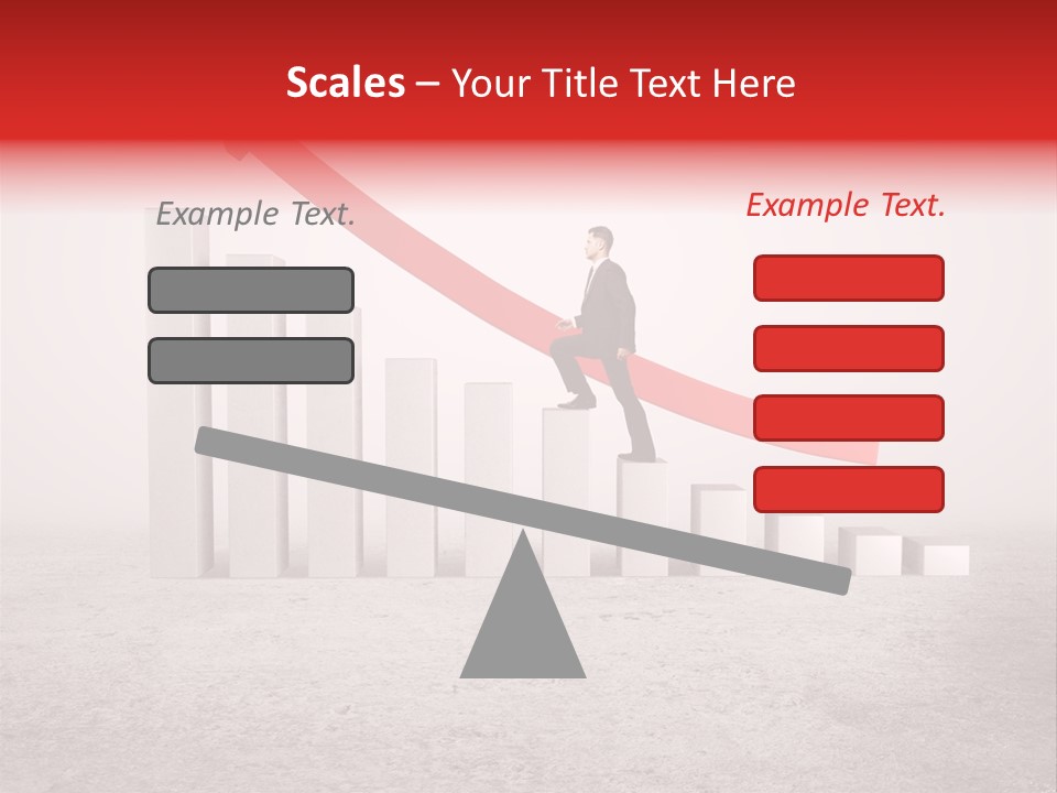 Arrow Moving Continental PowerPoint Template