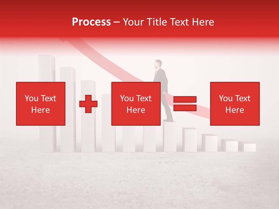 Arrow Moving Continental PowerPoint Template