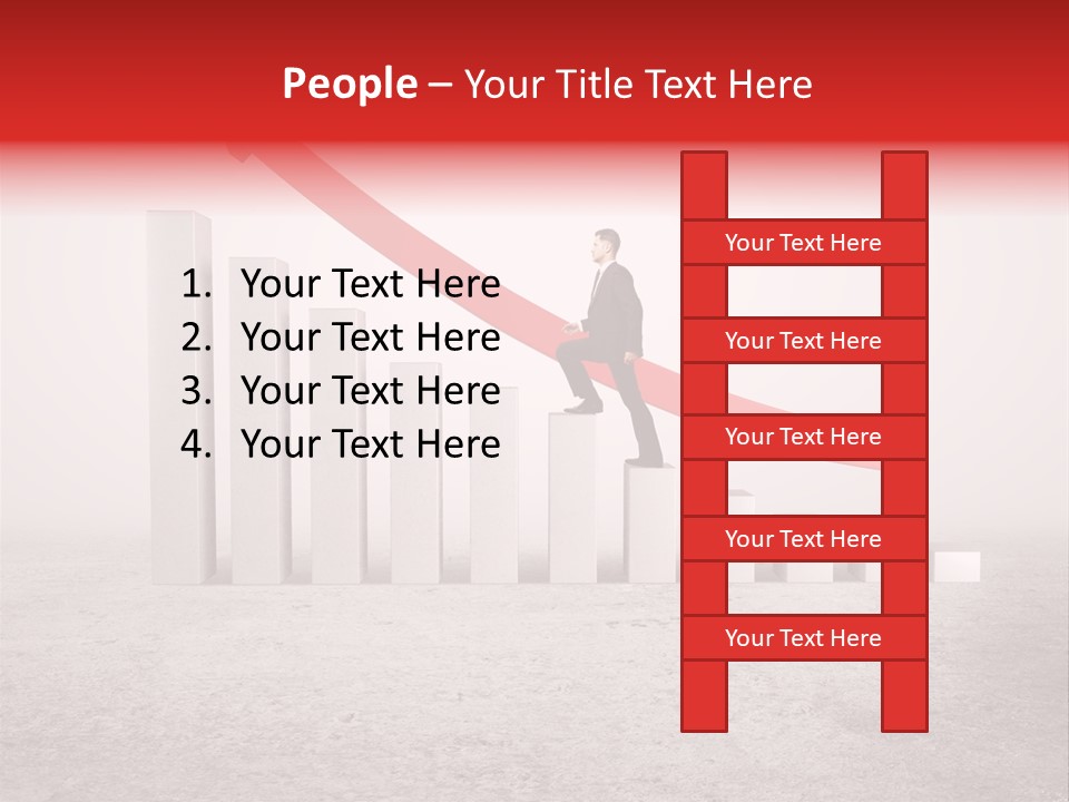 Arrow Moving Continental PowerPoint Template