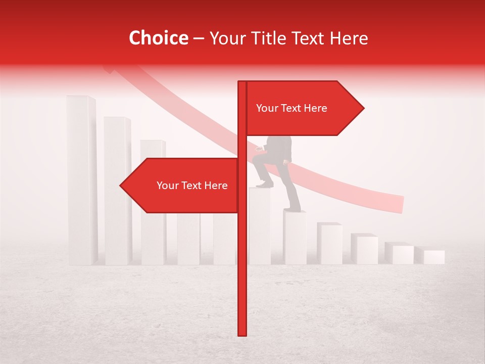 Arrow Moving Continental PowerPoint Template