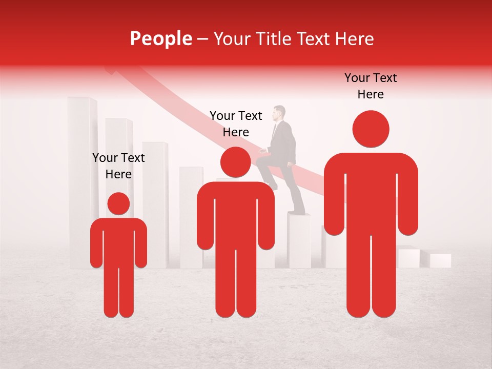 Arrow Moving Continental PowerPoint Template