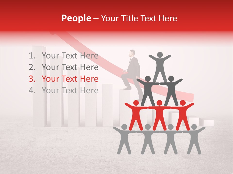 Arrow Moving Continental PowerPoint Template