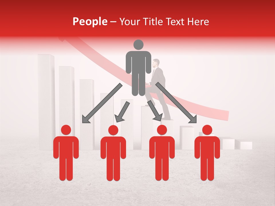 Arrow Moving Continental PowerPoint Template