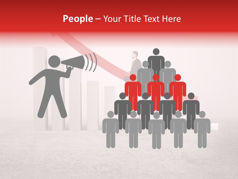 Arrow Moving Continental PowerPoint Template