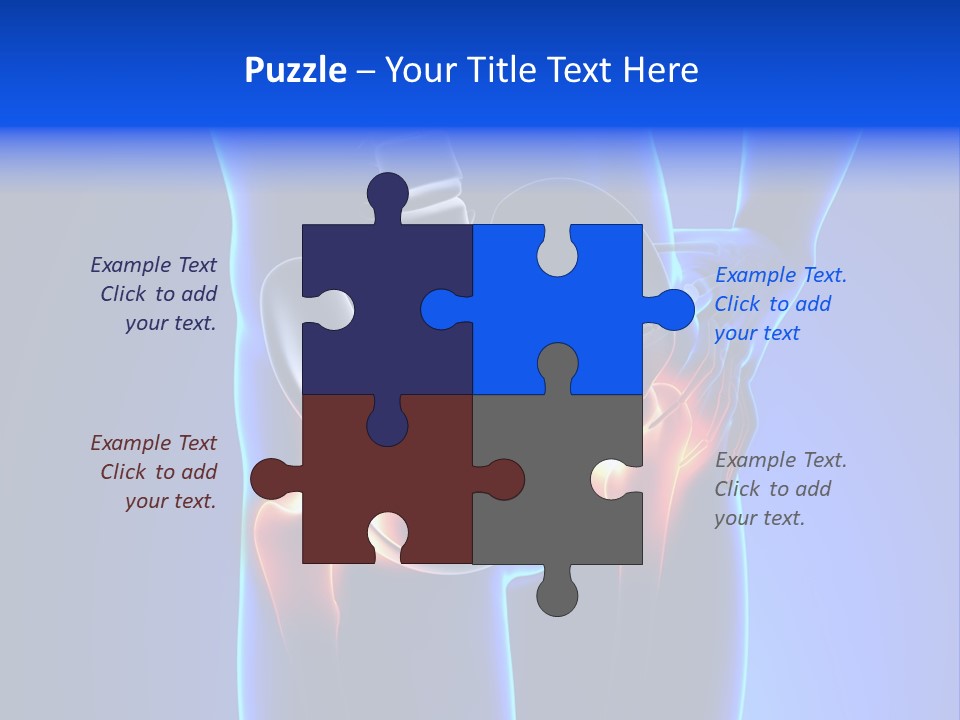 Leg Bone Medical PowerPoint Template