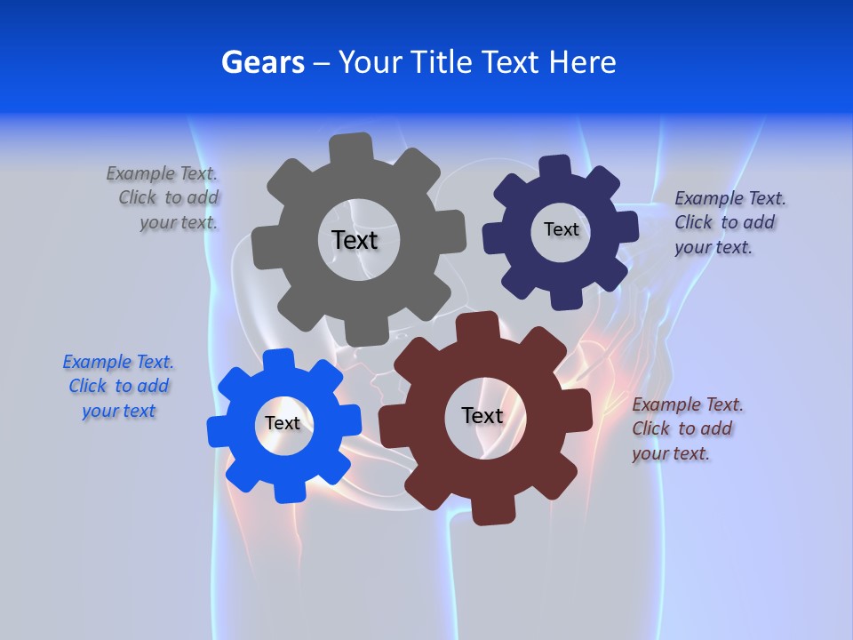Leg Bone Medical PowerPoint Template
