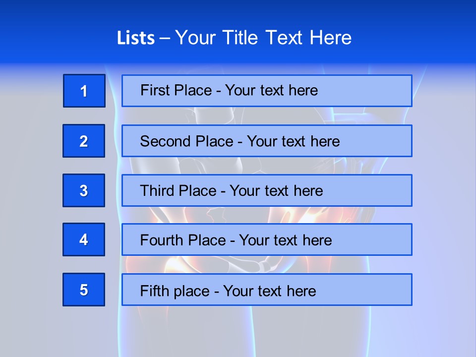 Leg Bone Medical PowerPoint Template