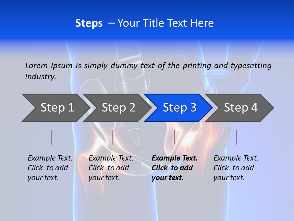 Leg Bone Medical PowerPoint Template