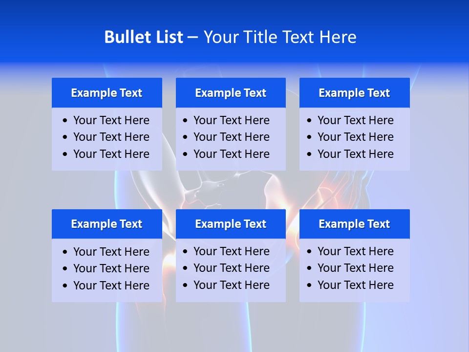 Leg Bone Medical PowerPoint Template