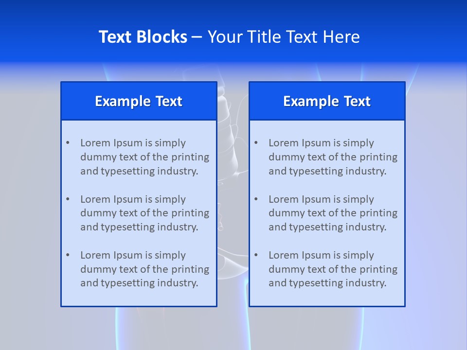 Leg Bone Medical PowerPoint Template