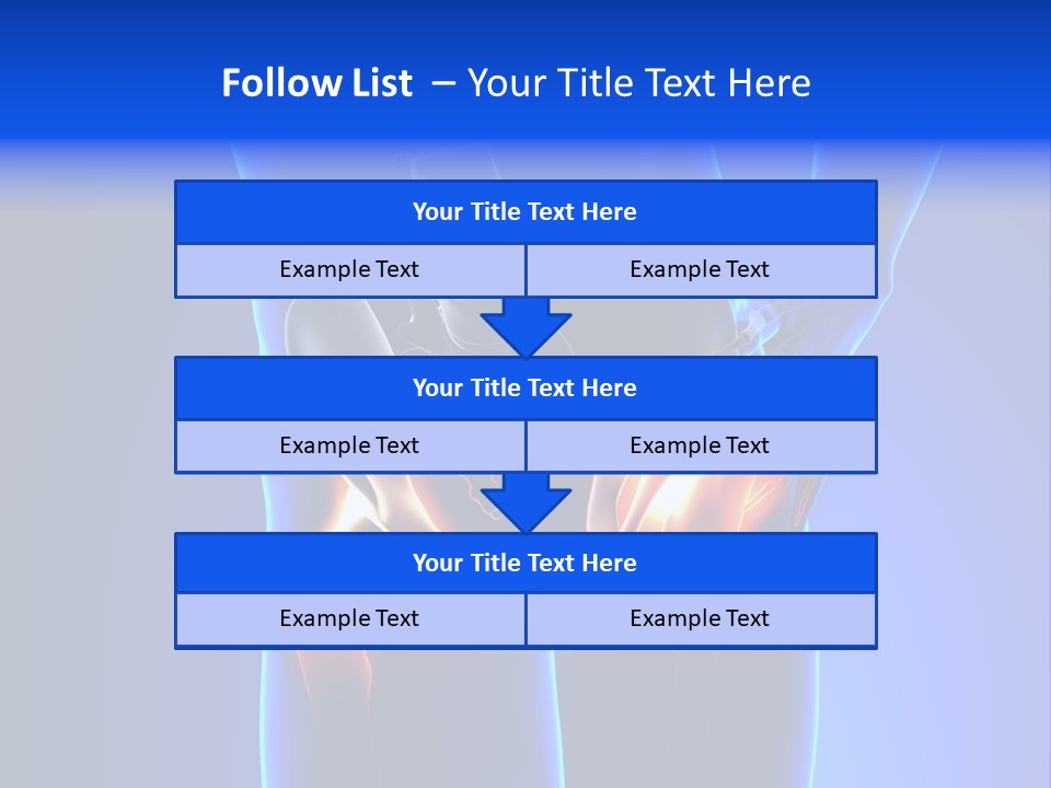 Leg Bone Medical PowerPoint Template