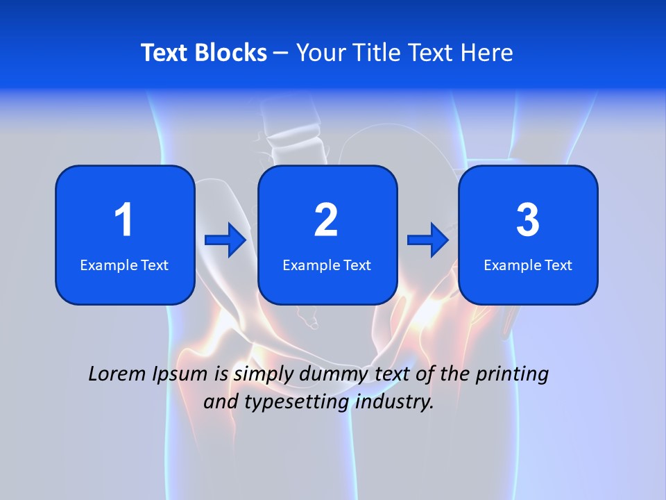 Leg Bone Medical PowerPoint Template