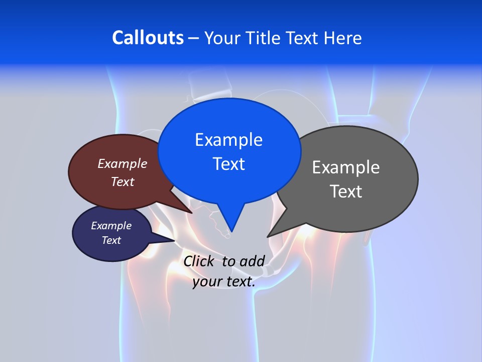 Leg Bone Medical PowerPoint Template