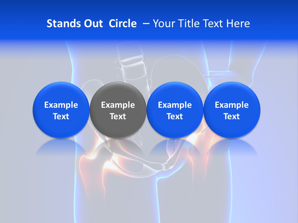 Leg Bone Medical PowerPoint Template