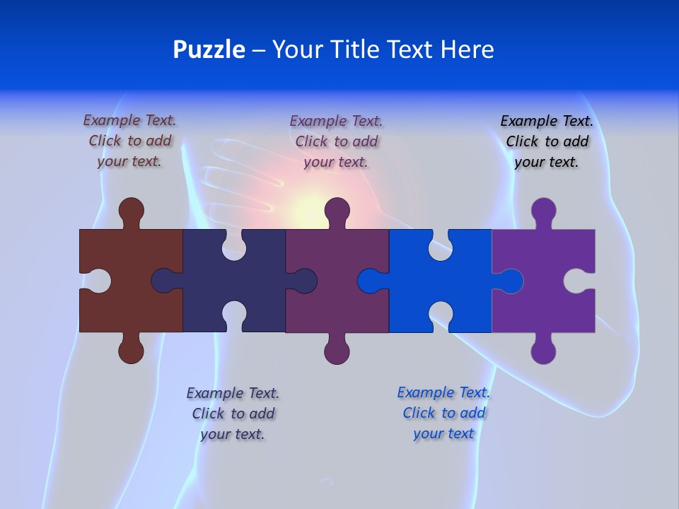 Businessman Human Heart Attack PowerPoint Template