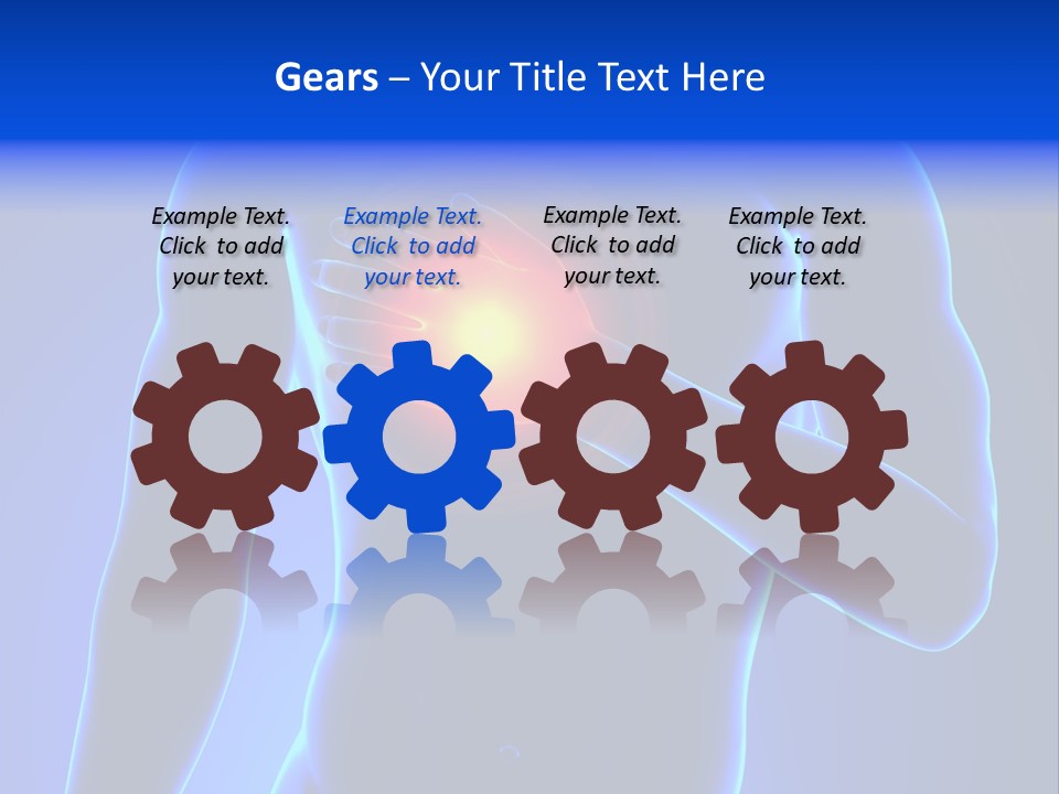 Businessman Human Heart Attack PowerPoint Template