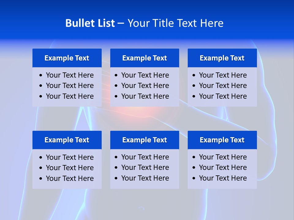 Businessman Human Heart Attack PowerPoint Template