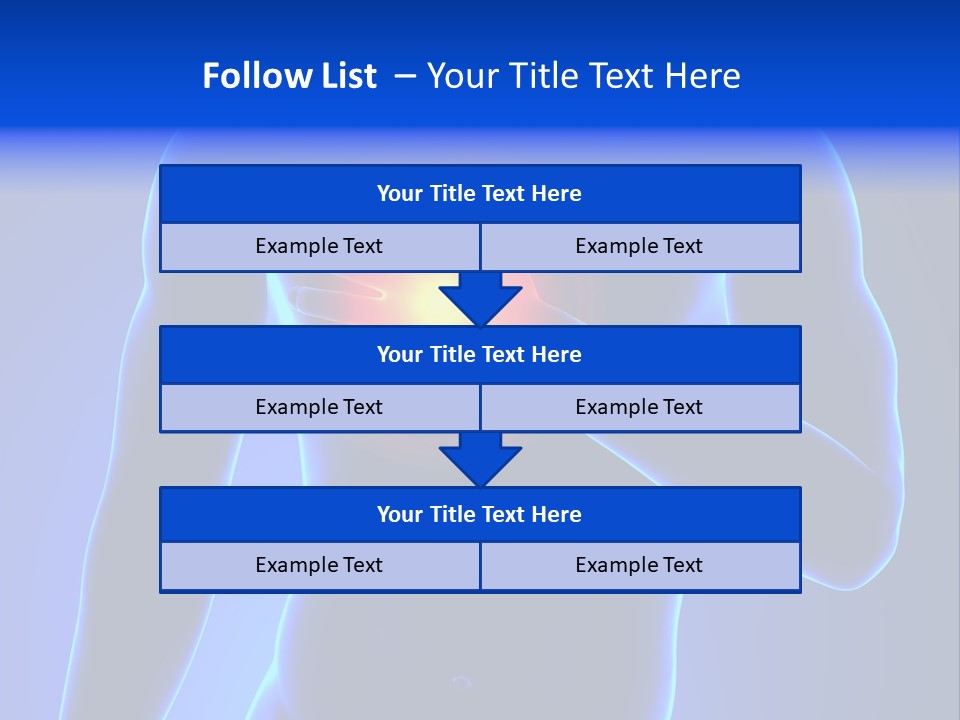 Businessman Human Heart Attack PowerPoint Template