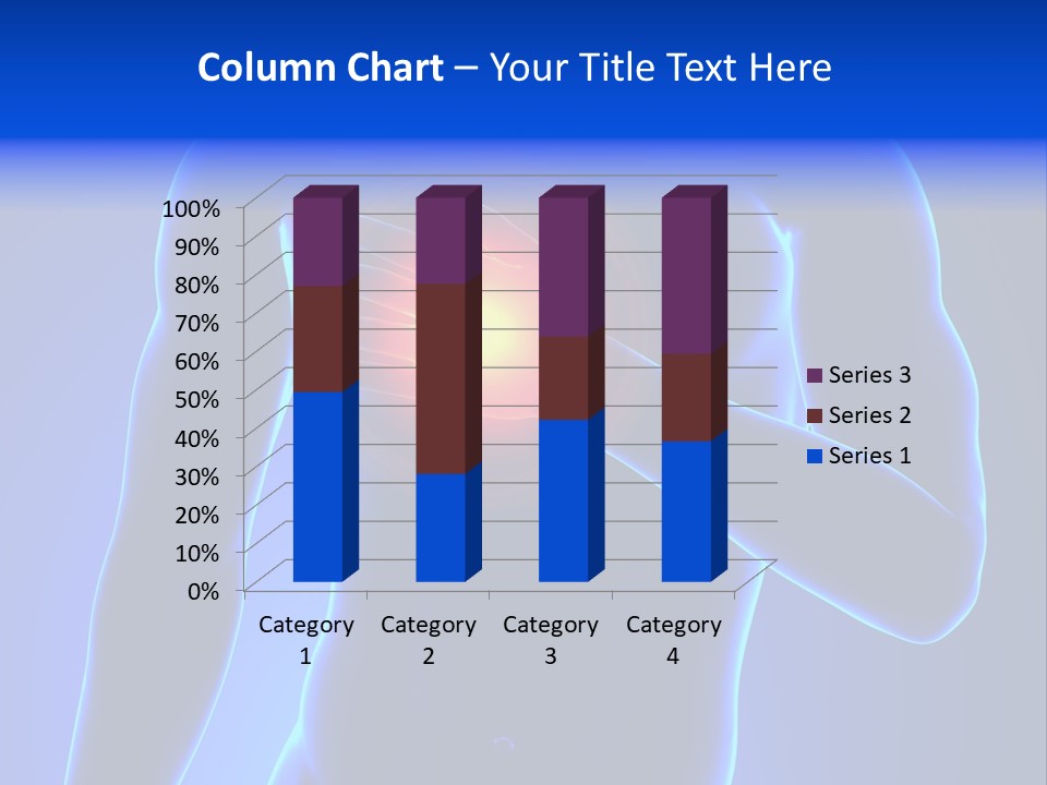 Businessman Human Heart Attack PowerPoint Template