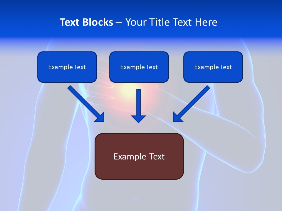 Businessman Human Heart Attack PowerPoint Template