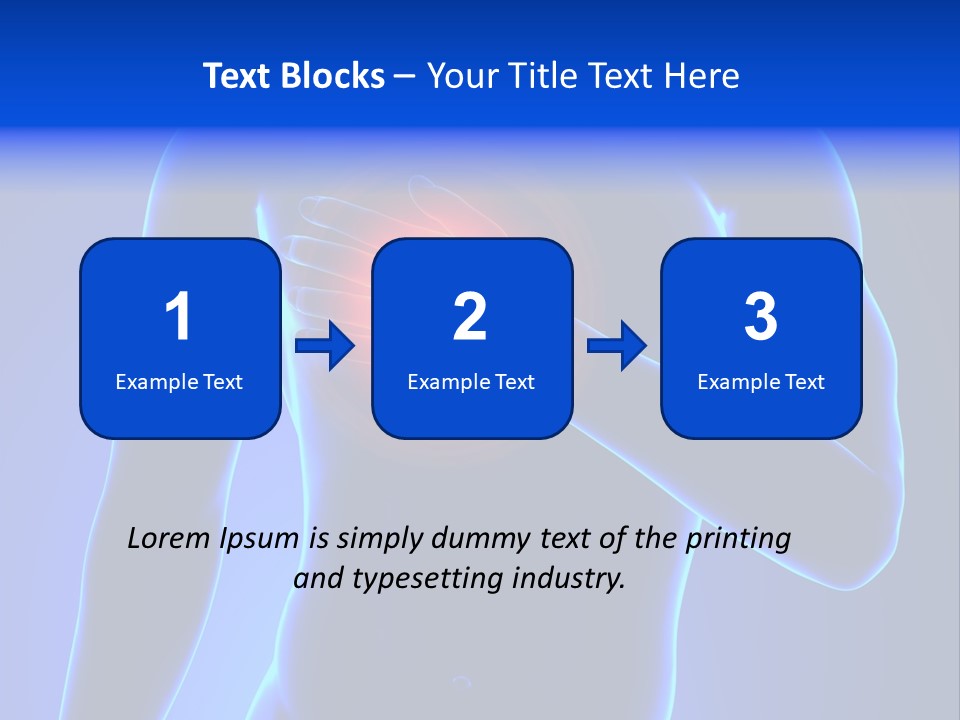 Businessman Human Heart Attack PowerPoint Template