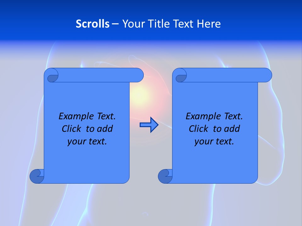 Businessman Human Heart Attack PowerPoint Template