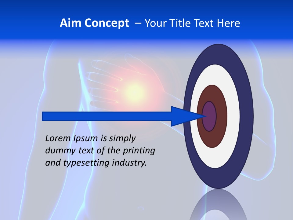 Businessman Human Heart Attack PowerPoint Template