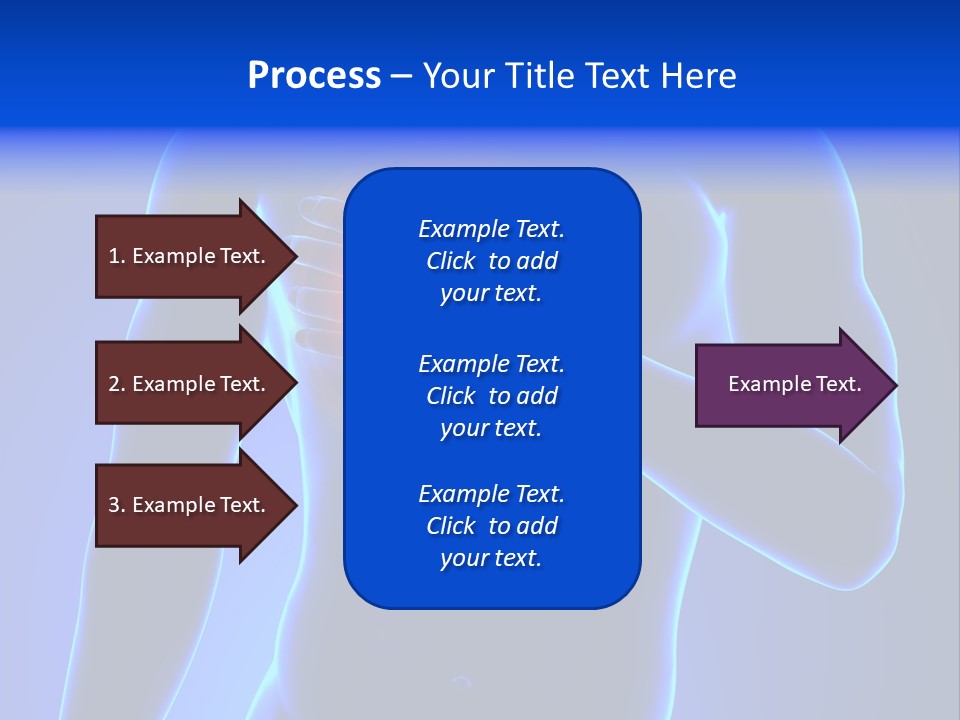 Businessman Human Heart Attack PowerPoint Template