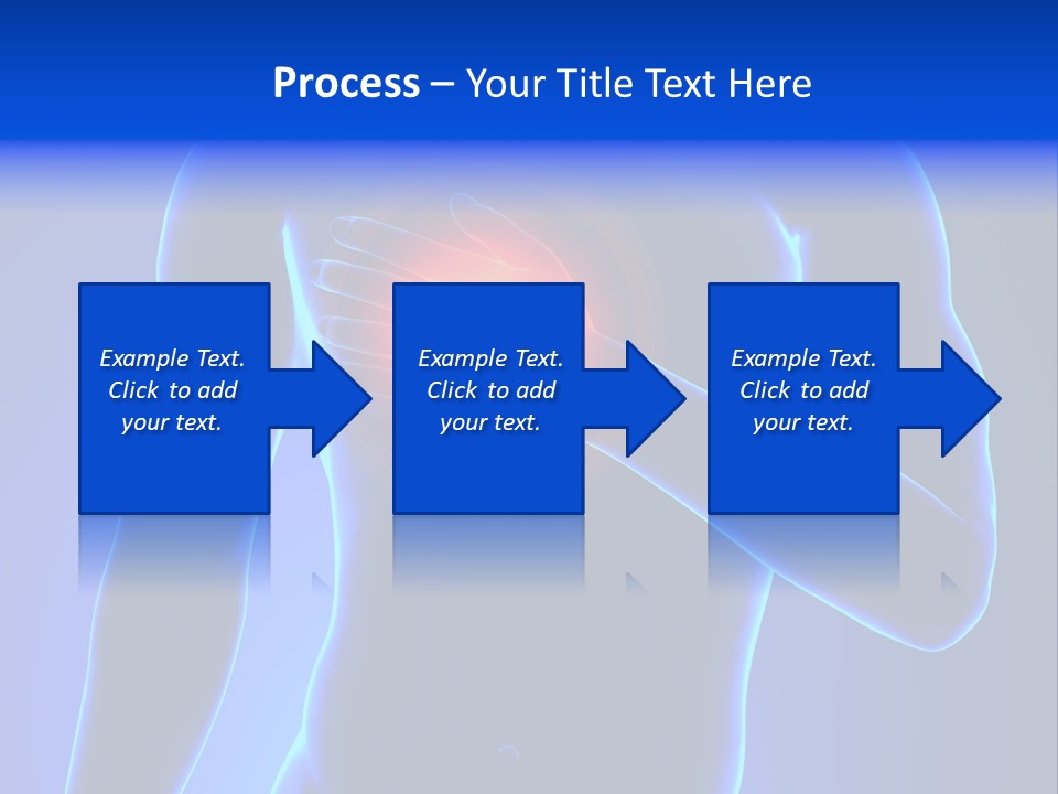 Businessman Human Heart Attack PowerPoint Template