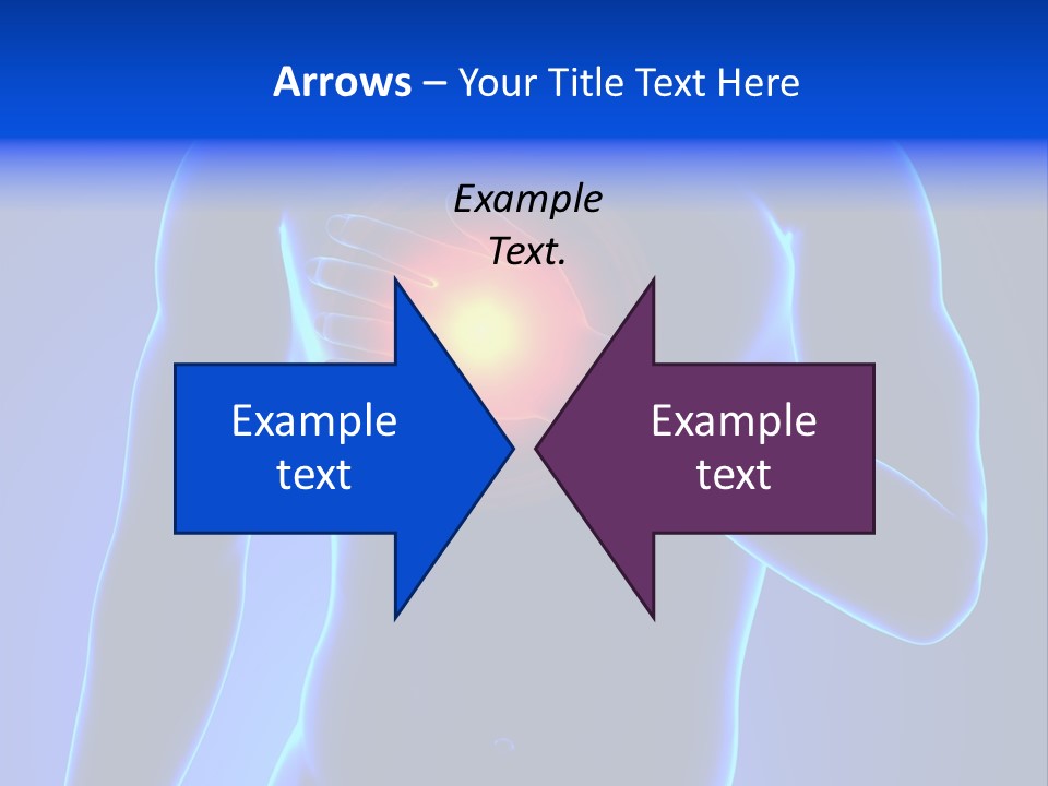 Businessman Human Heart Attack PowerPoint Template