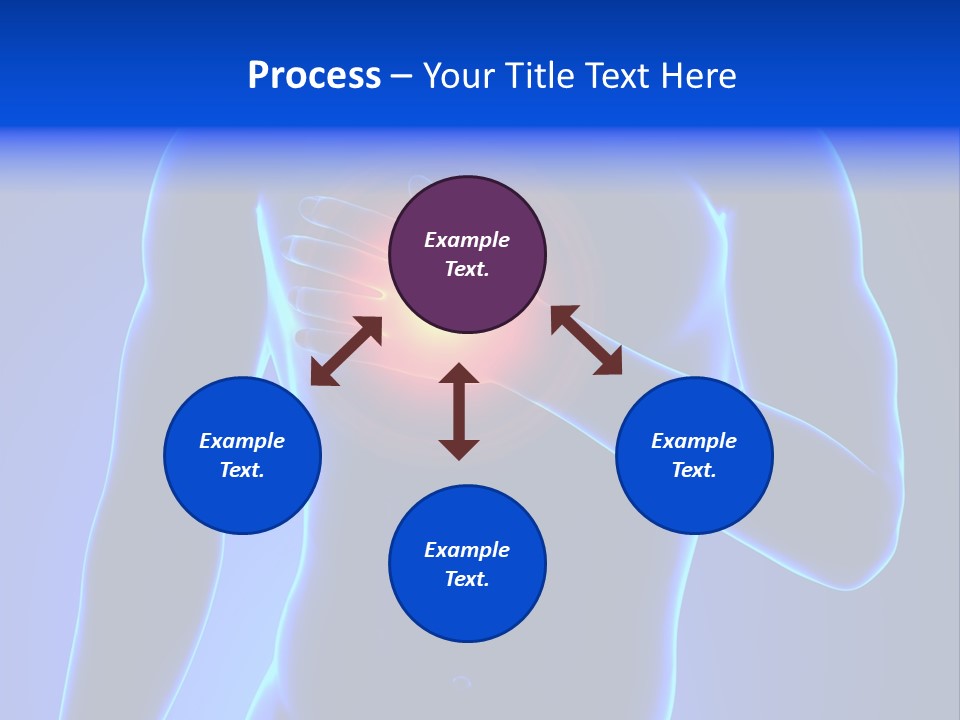 Businessman Human Heart Attack PowerPoint Template