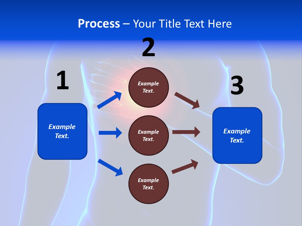 Businessman Human Heart Attack PowerPoint Template
