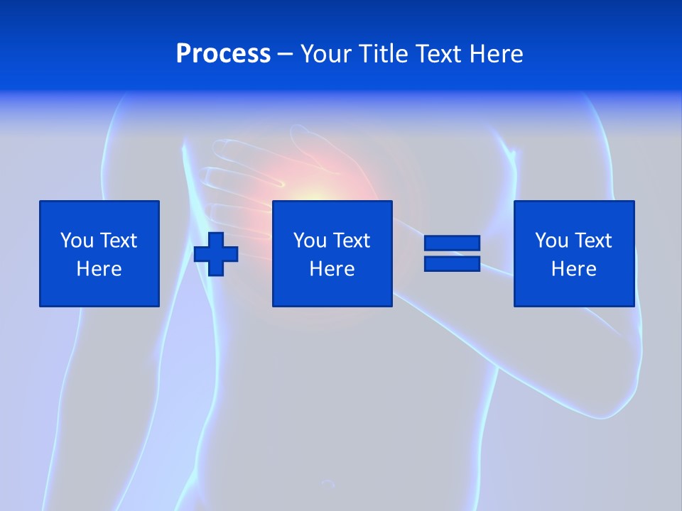 Businessman Human Heart Attack PowerPoint Template
