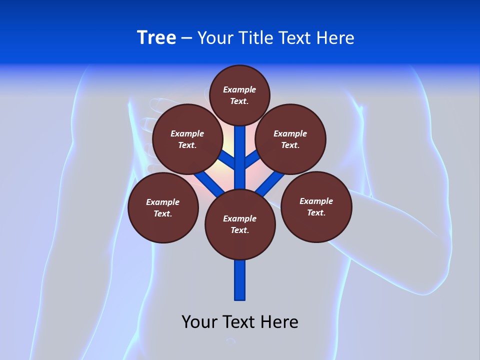 Businessman Human Heart Attack PowerPoint Template