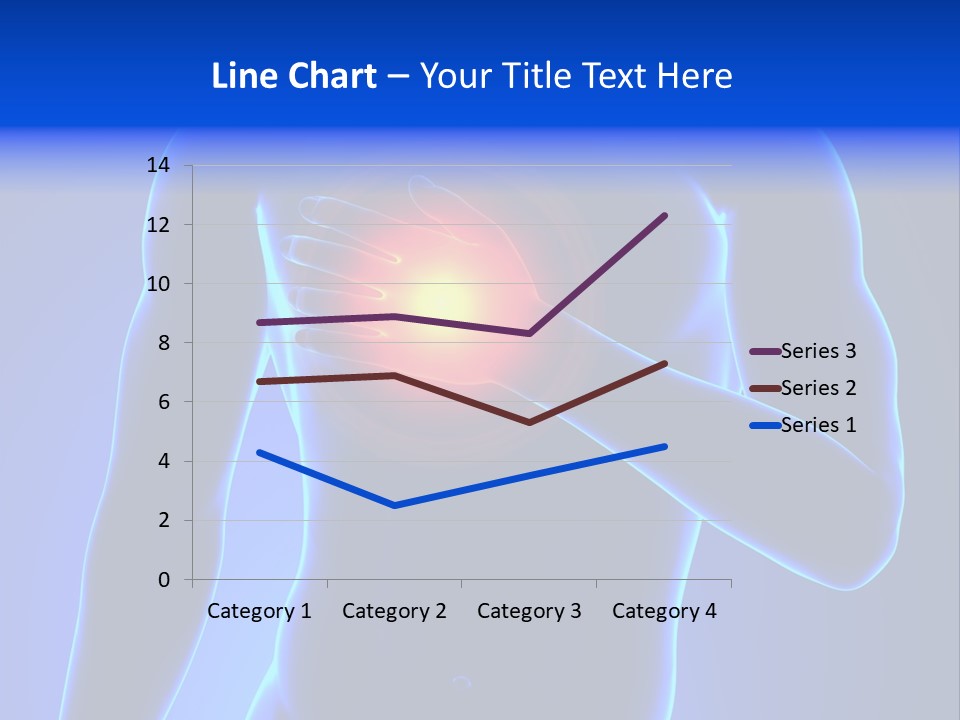 Businessman Human Heart Attack PowerPoint Template