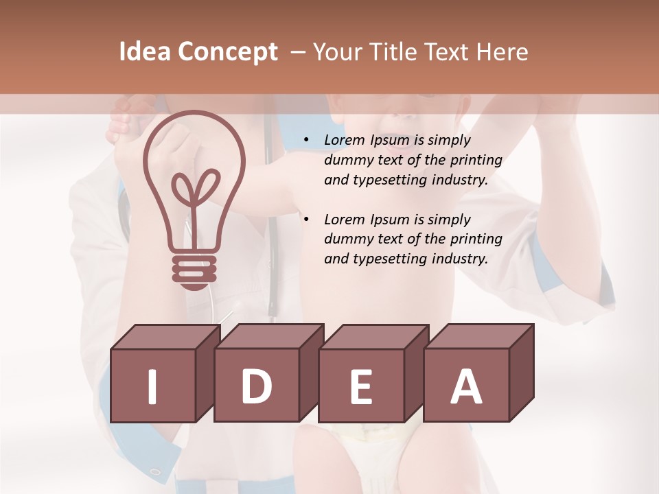 People Kid Professional PowerPoint Template