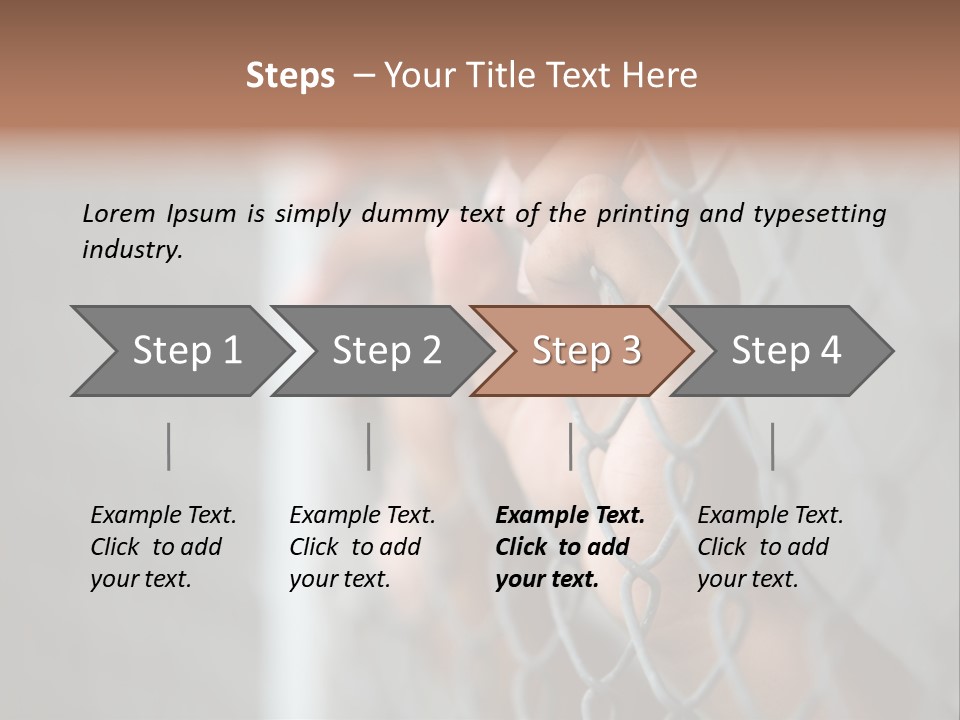 Fear Law Shadow PowerPoint Template